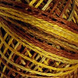 Valdani 3 Strand-Floss: V4 - Golden Browns - golds, golden rust browns - Hattie & Della