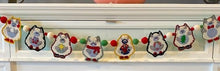 Load image into Gallery viewer, DIGITAL DOWNLOAD - Wool Garland Ornament Pattern: Yeti&#39;s in a Row