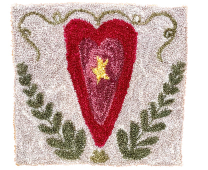 DIGITAL DOWNLOAD: Your Heart in My Heart Punch Needle Pattern - Hattie And Della