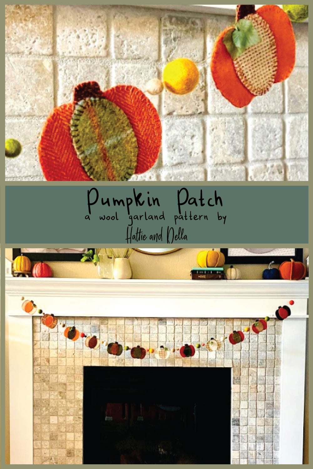 Pumpkin Patch Wool Garland Kit - Hattie & Della