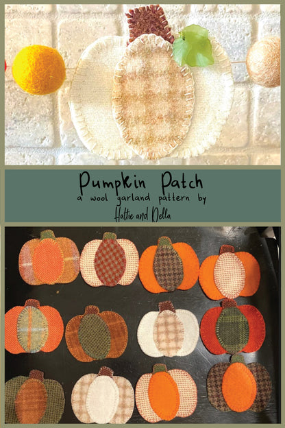 Pumpkin Patch Wool Garland Kit - Hattie & Della