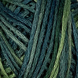 Valdani Silk Floss 6 Strand - Variegated: O526 - Green Pastures