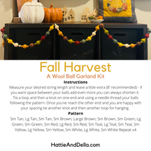 Load image into Gallery viewer, You String - Garland Wool Balls ONLY: Fall Harvest