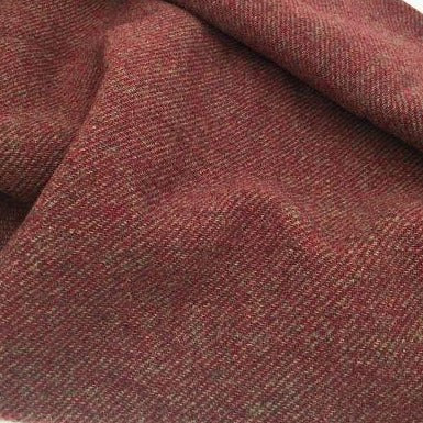 100% Wool Fabric - Rhubarb