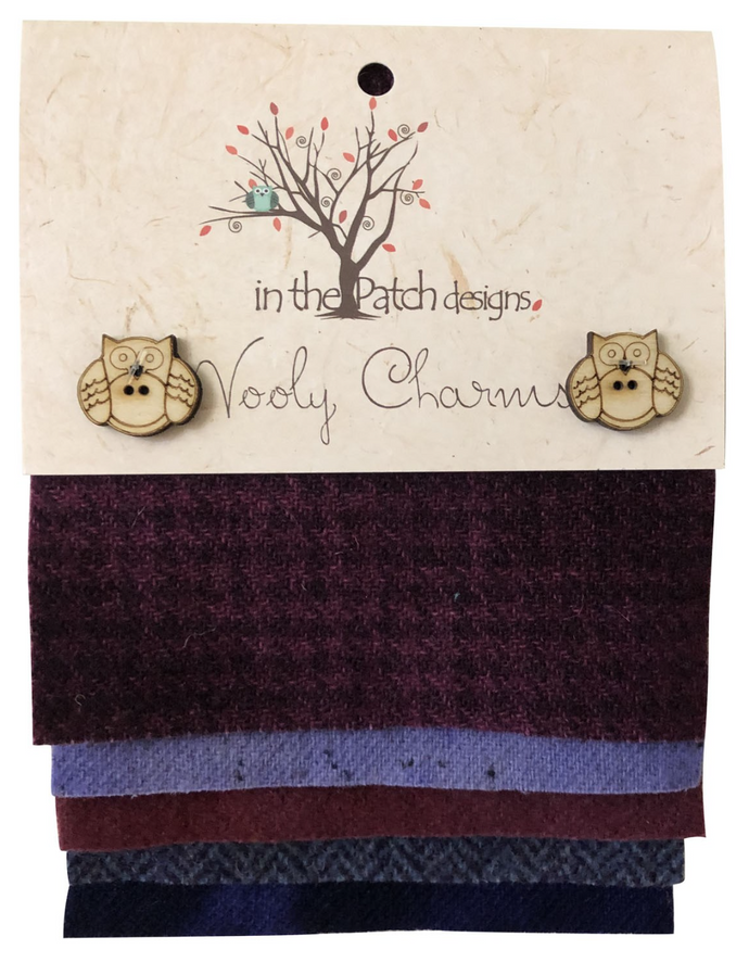 Wooly Charms - Purples
